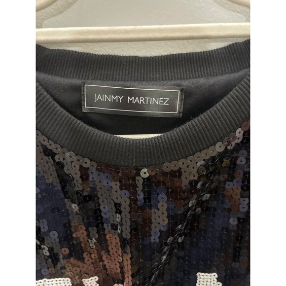 Black Sequin "Its My Birthday" Dress By Jainmy Martinez - Picture 5 of 6